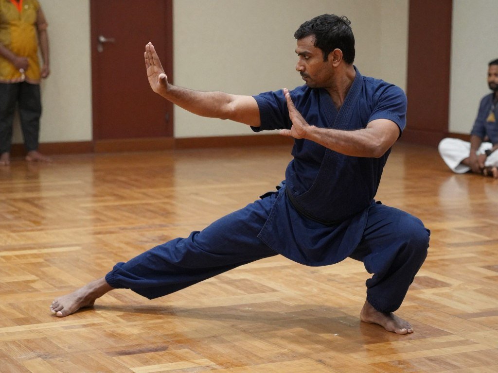 Animal postures in Kalaripayattu training Animal postures in Kalaripayattu training
