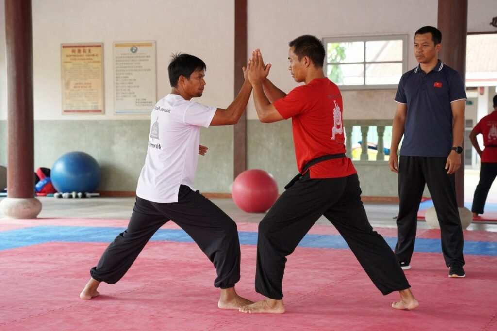 Bokator class practicing partner drills safely Bokator class practicing partner drills safely