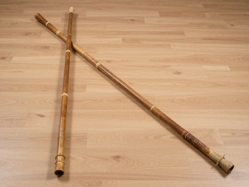 Cheruvadi and Kettukari wooden weapons Cheruvadi and Kettukari wooden weapons