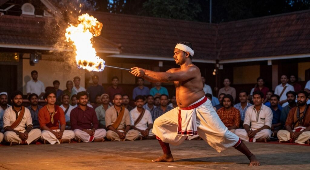 Kalaripayattu heritage performance in modern Kerala Kalaripayattu heritage performance in modern Kerala