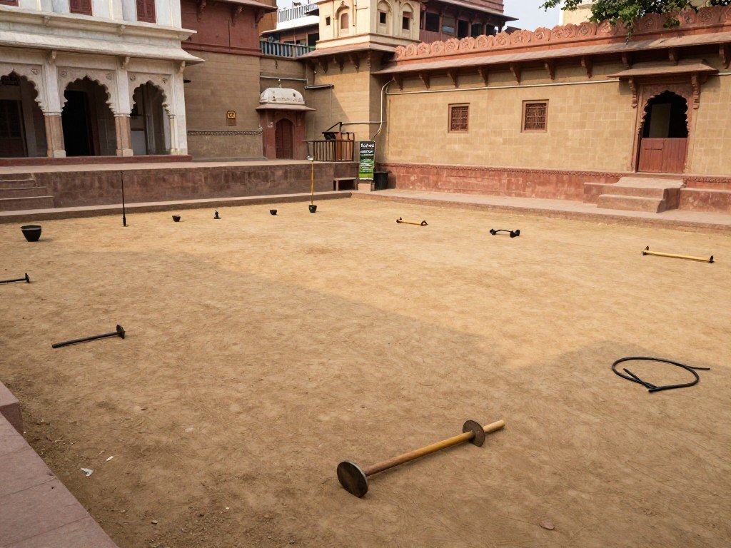 Musti Yuddha Varanasi cultural history and Akhada courtyard