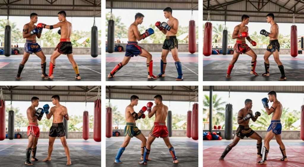 Three Southeast Asian martial arts training environments compared respectfully Three Southeast Asian martial arts training environments compared respectfully