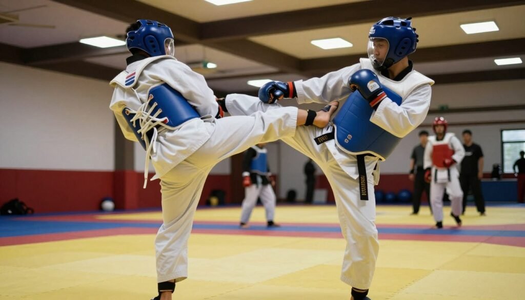 knee strikes and headbutts in close-contact techniques