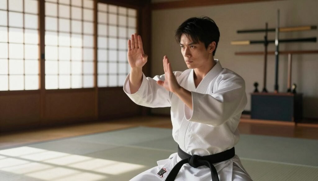 open-hand strikes